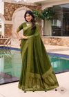 Purnima By Stavan Moss Georgette Weaving Jequarq Wholesale Saree In India